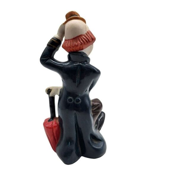 Vintage 1970's Norleans Hobo Clown Band Figurines Ceramic Hand Painted Lot Of 4 - Picture 3 of 13